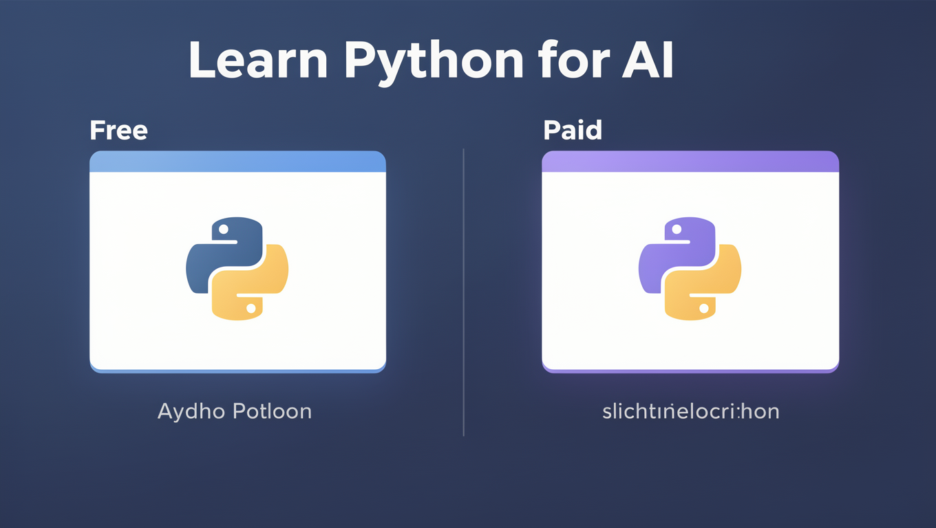 Learn Python for AI Free vs Paid