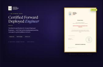 AIU CFDE specimen certificate
